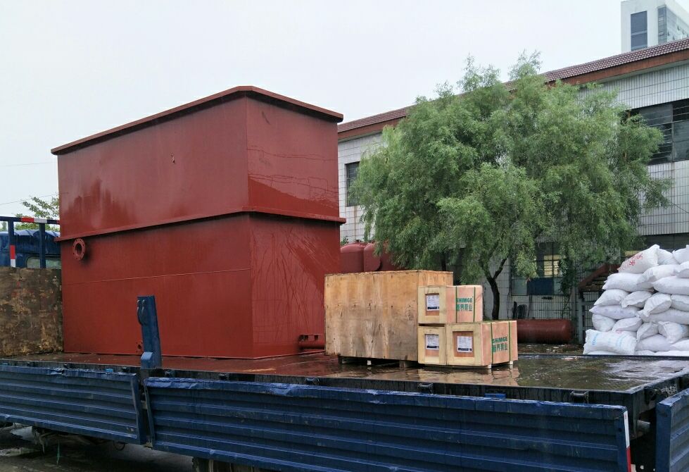 蒼山大蒜沖洗、切割廢水處理設備發(fā)貨