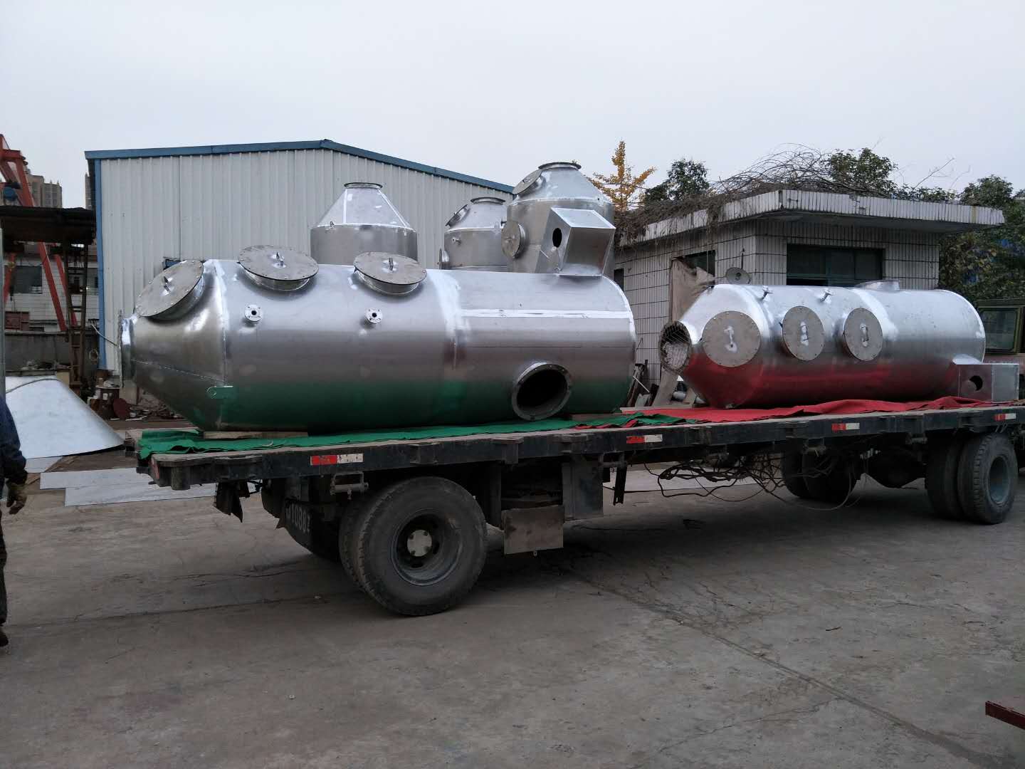 山東豪門鋁業(yè)棒爐、時(shí)效爐脫硝廢氣治理設(shè)備發(fā)貨